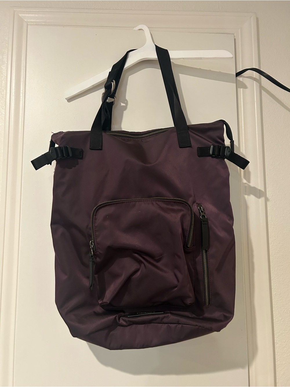 Timbuk2 Plum Convertible Backpack Tote Bag
